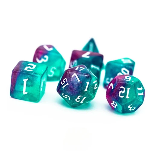 Polyhedral Dice Set 7pcs/lot Multi-faceted Acrylic RPG DND Dice for Board Game Role Playing Games D4 D6 D8 D10 D00 D12 D20
