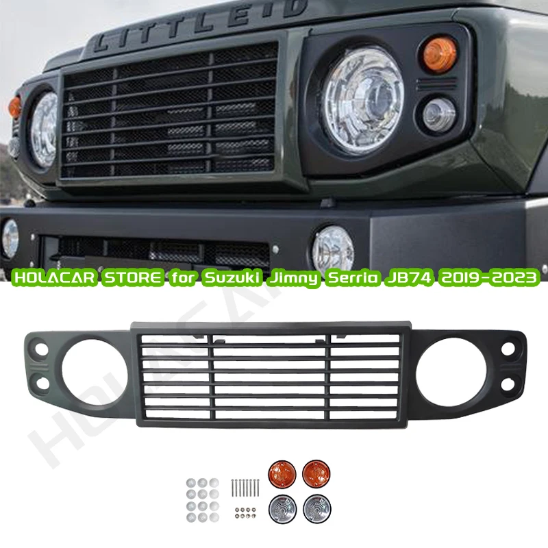 Car Front Grille ABS Defender Style LITTLE D Racing Grill For