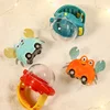 2.4G Mini RC Car Watch Toy LED Light Electric Induction Watch Plush Bunny Dog Crab RC Car Boys and Girls Toy Gift 3