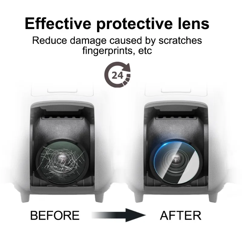 Protective Film 5/1Pcs For DJI Neo Drone Gimbal Clear Lens Hardness Tempered Glass Anti-scratch Camera Protectors