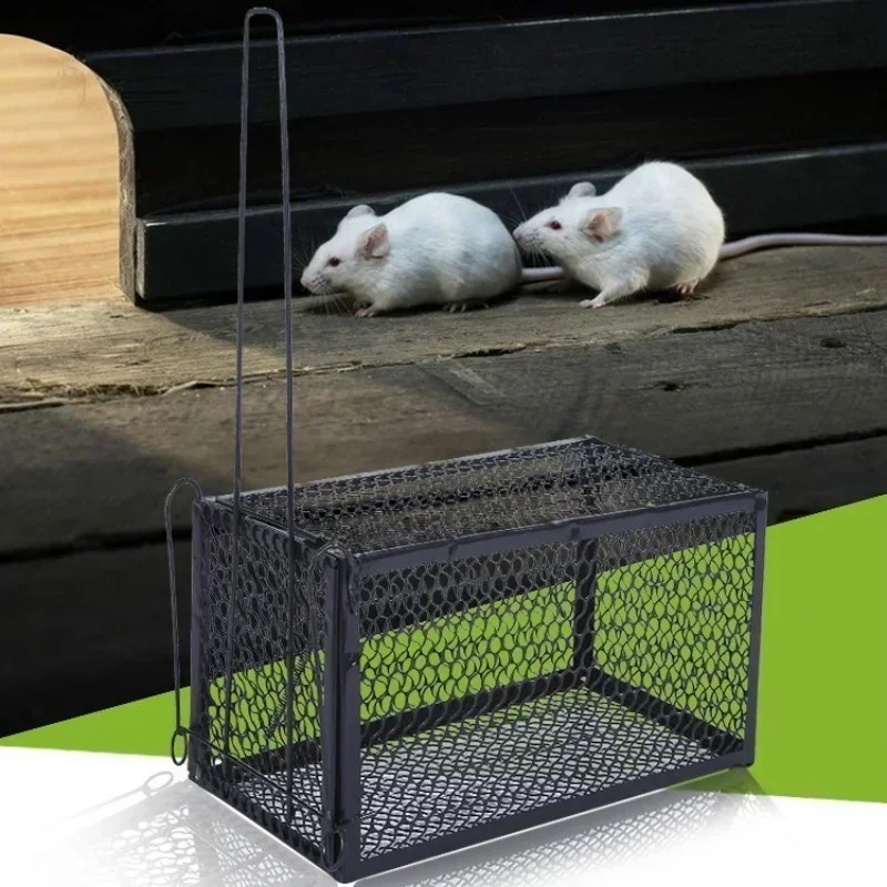 Indoor Household Fully Automatic Rat Trap To Eliminate Mice A Magical Tool for Catching Mice Iron Mesh Cage Cannot Escape