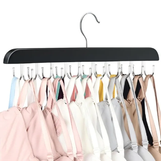Porta cintura in legno Portaoggetti da donna per custodia per vestiti Accessori per guardaroba per la casa Fornitura Organizzatore per sciarpe Appendiabiti per cintura da uomo 2