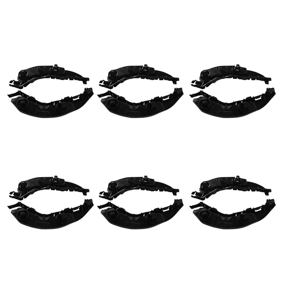 

12x автомобильный передний бампер для Honda Civic 2006, 2007, 2008, 2009, 2010, 2011, 71198-SNA-A02, 71193-SNA-A02