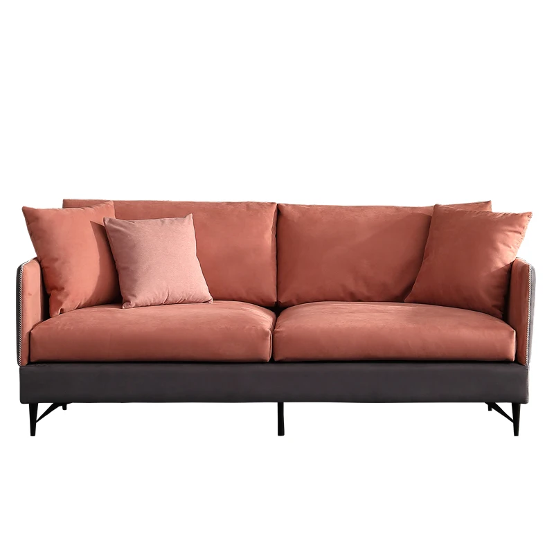 

Nordic Disposable Technology Fabric Sofa Modern Simple and Light Luxury Living Room Straight Row Sofa