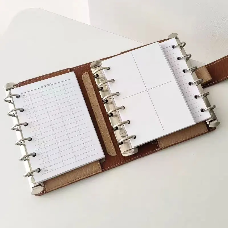 1Piece A6A7A8 Metal Loose Leaf Notebook Binder Ring Student Scrapbook Planner Coil Book DIY Decor Binder Ring Folder Accessories