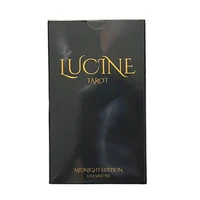 12x7cm The Lucine Divination Tarot Midnight Tarot Cards for Beginners with Guide Book 1