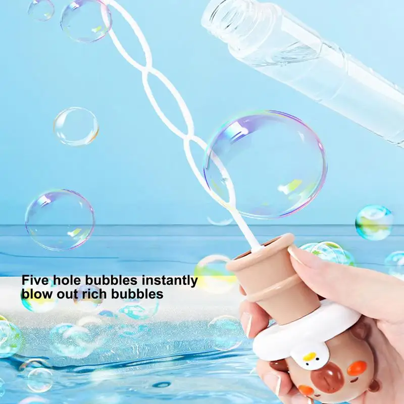 Cartoon Bubble Wand Cartoon Bubble Blowing Toy 14inch Handheld Bubble Maker Bubble Making Stick Bubble Blowing Toy For 3 Boy And 4