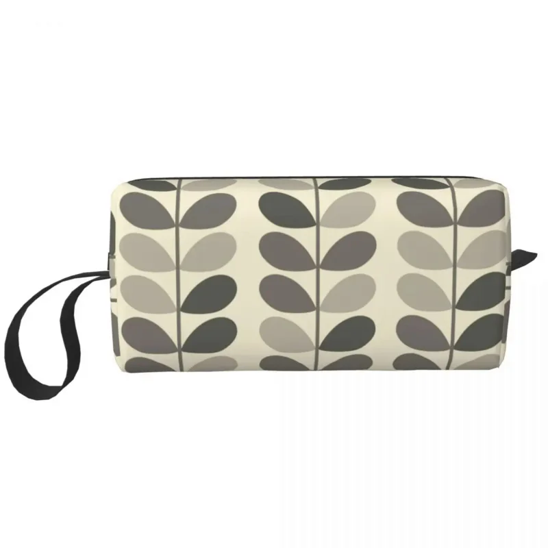 

Multi Stem Warm Grey Orla Kiely Pattern Travel Cosmetic Bag Toiletry Makeup Organizer Lady Beauty Storage Bags Dopp Kit Case Box