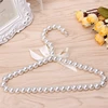 A5YE Fashion Plastic Pearl Bow Clothes Clothing Hanger For Kids Children Pet Dog for 1
