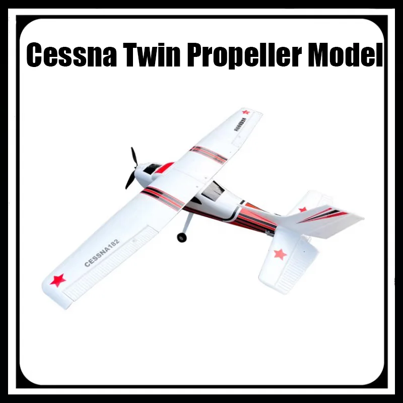 Cessna Fpv Fixed Wing Training Aircraft Model Aircraft New 182 Plus Elica Electric Training Aircraft Remote Control Fighter