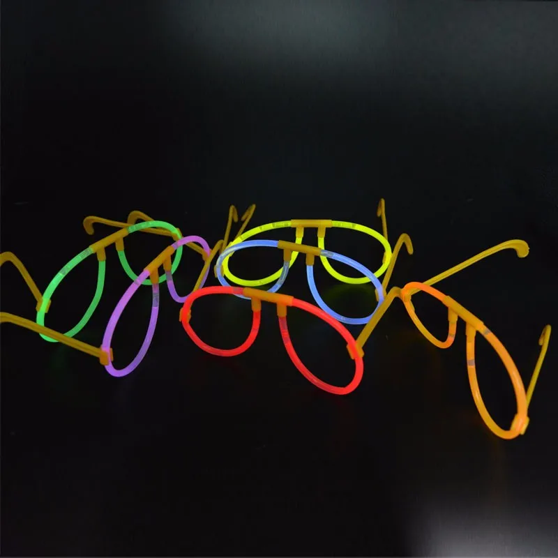 Bâtons Lumineux Kit, 100 Pièces Baton Lumineux Fluorescent, Bracelets  Fluorescents avec Connecteur, 94 Pièces Connecteurs de Bracelet, Lunettes,  Glow