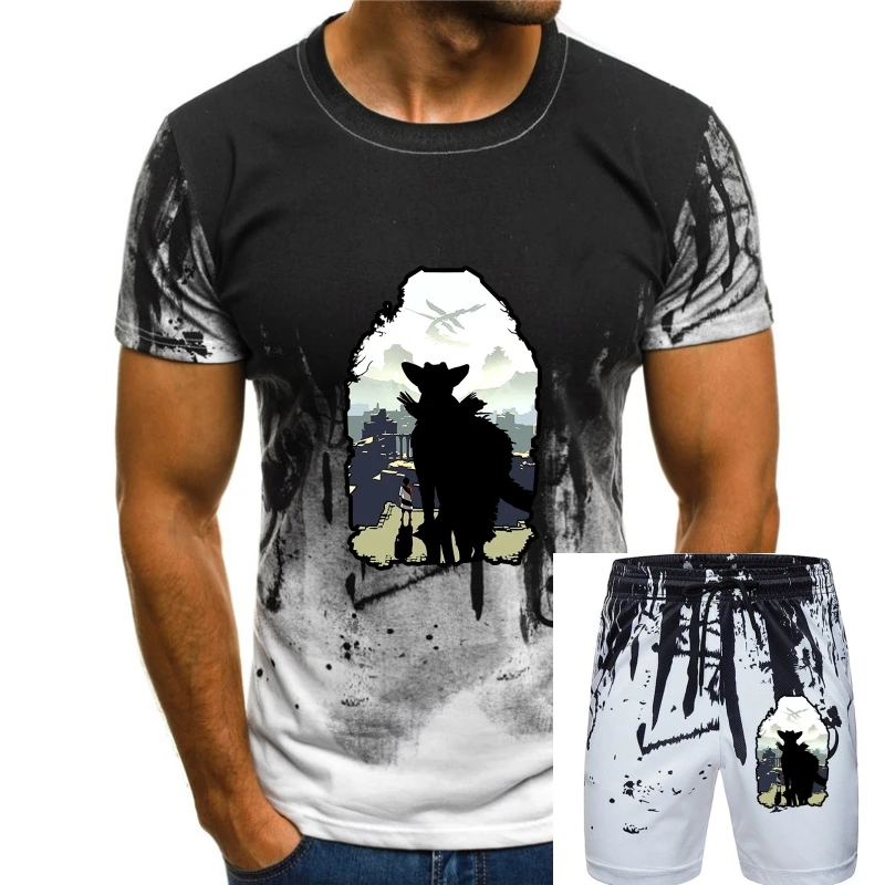 

The Last Guardian Mens Short Sleeve T-Shirt Cotton Slim Fit Top Cotton Clothes Black S To 3XL