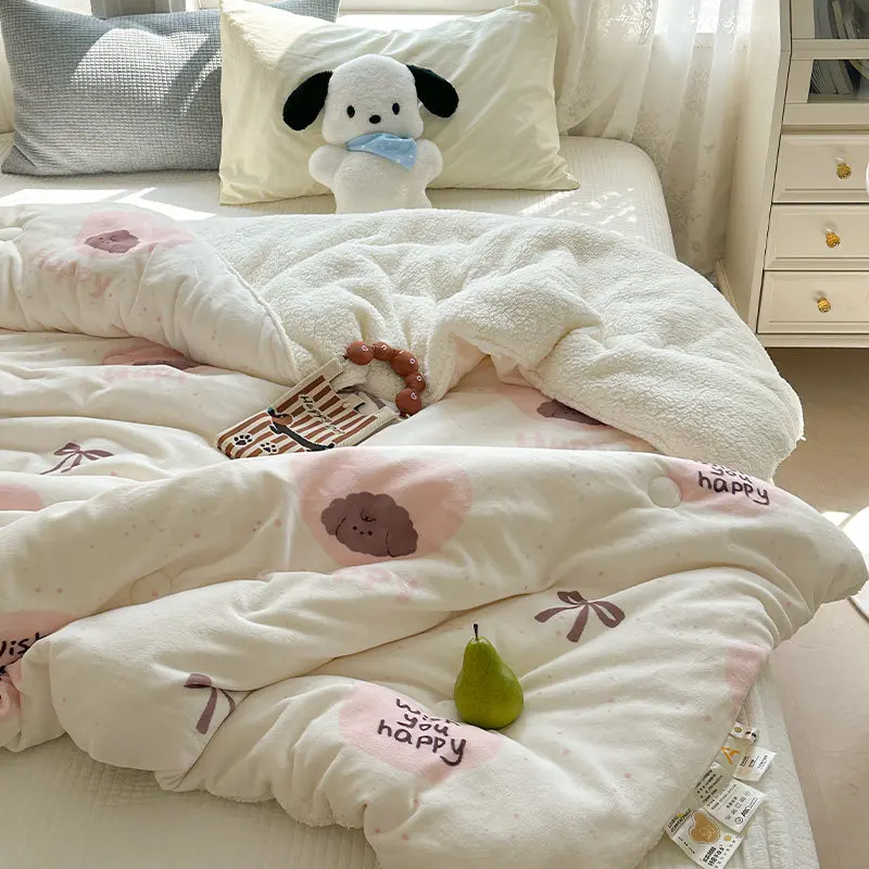 Piumino Invernale Spesso e Caldo per la Casa, Alternativa al Piumino in Microfibra Ipoallergenica, Trapuntato, Lavabile in Lavatrice, Disponibile nelle Misure King, Queen, Twin