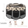 Foldable Pet Tent Durable Grip Cat House Oxford Cloth Octagonal Pet Fence Portable Outdoor Small Dog Cages Cat Fences for Winter 5