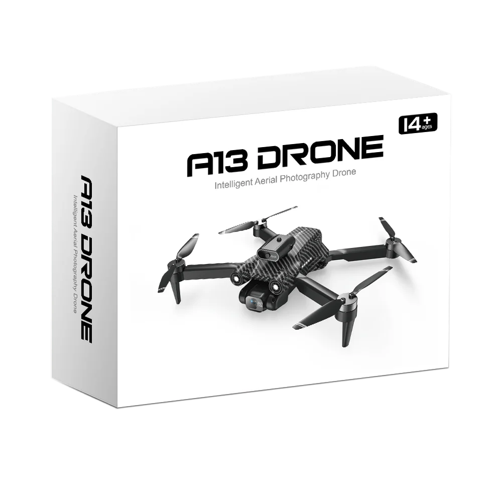 A13 Drone 4K 1080P HD Camera WiFi Fpv Air Pressure Altitude Hold Foldable Quadcopter RC Dron Kid Toy Boys GIfts