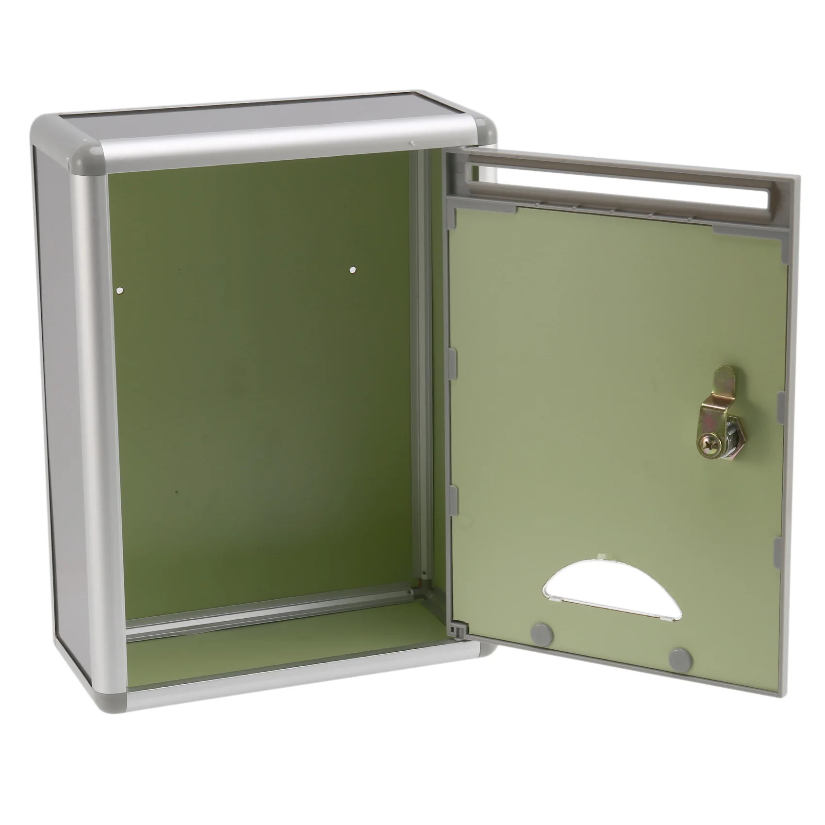 Vintage Lockable Secure Mail Letter Post Box Mailbox Post Box for Home Garden Ornament Decor