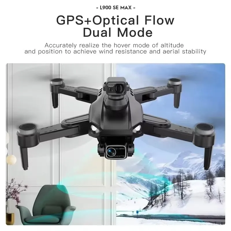 New L900 Pro SE MAX Drone 4K Professional Dual Camera 5G GPS WIFI FPV 360° Obstacle Avoidance Brushless Motor Rc Quadcopter Dron 6
