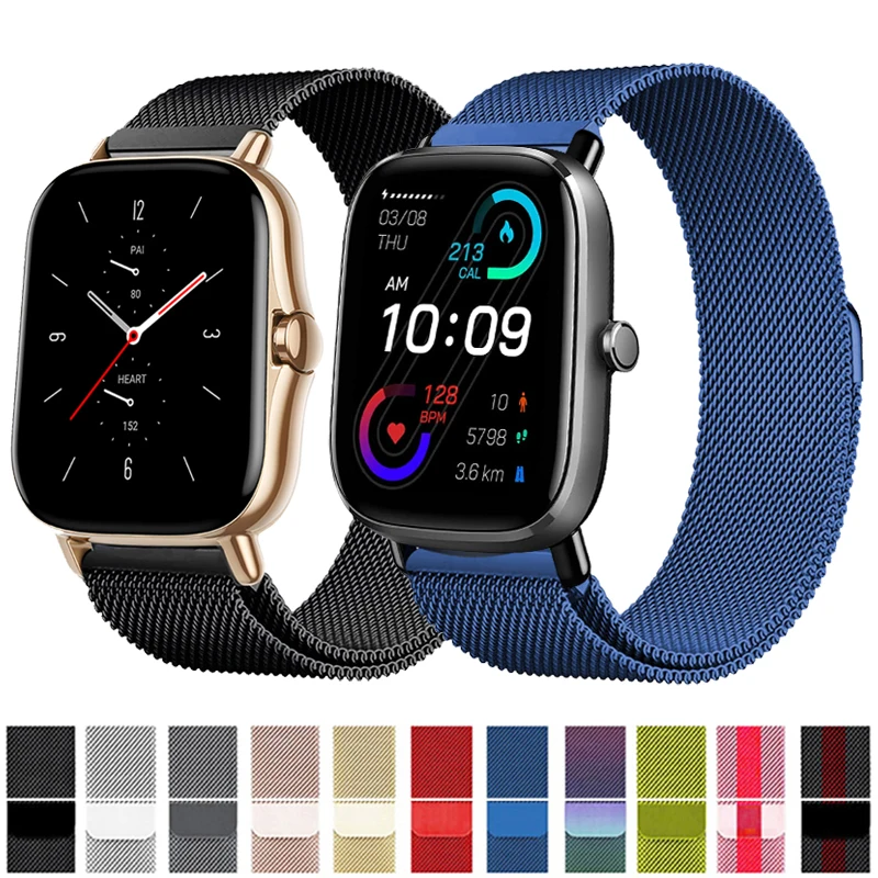 

Ремешок «Миланская петля» для смарт-часов Amazfit gts/2/3/Bip/mini/Gtr/47 мм 20 мм 22 мм