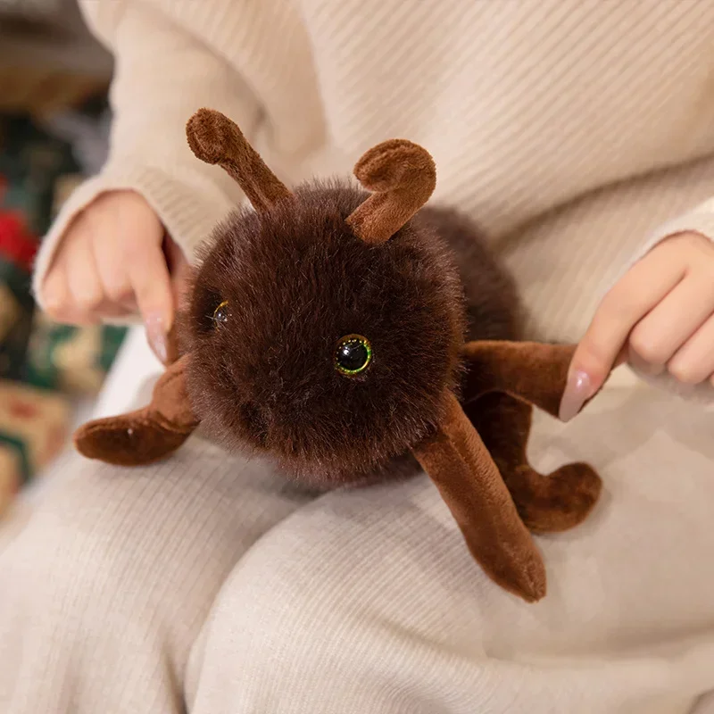 Adorable Hippo Cartoon Ant Stuffed Toys Soft Huggable Animal Pillow Playful Safe Material Holiday Decor Lovely Gift for All Ages