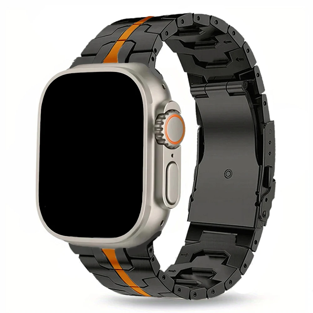Premium Titanium Metal Watch Strap - Elegant & Durable Bracelet