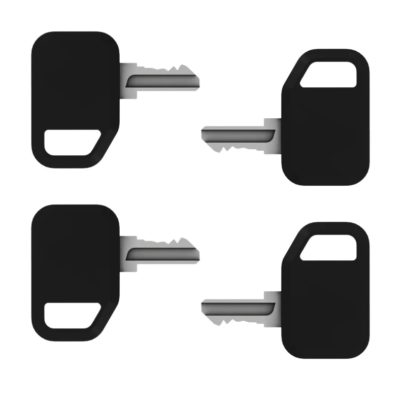 4 PCS Ignition Keys AM131841 TCA24616 Compatible with John Deere Lawn Tractors 325 335 345 355D 415 425 445 455 Mowers 180 1200