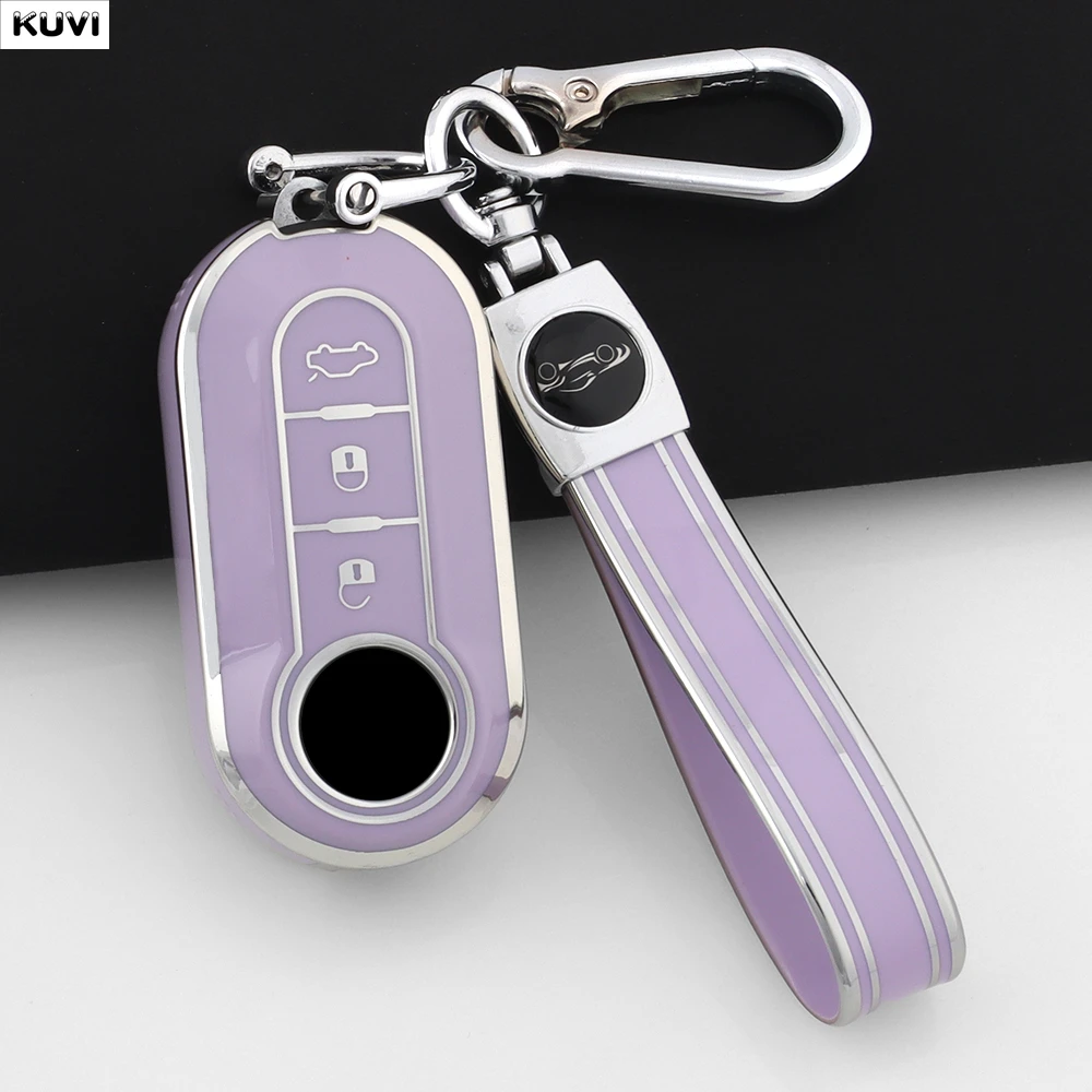 Premium TPU Folding Car Key Case Cover Shell