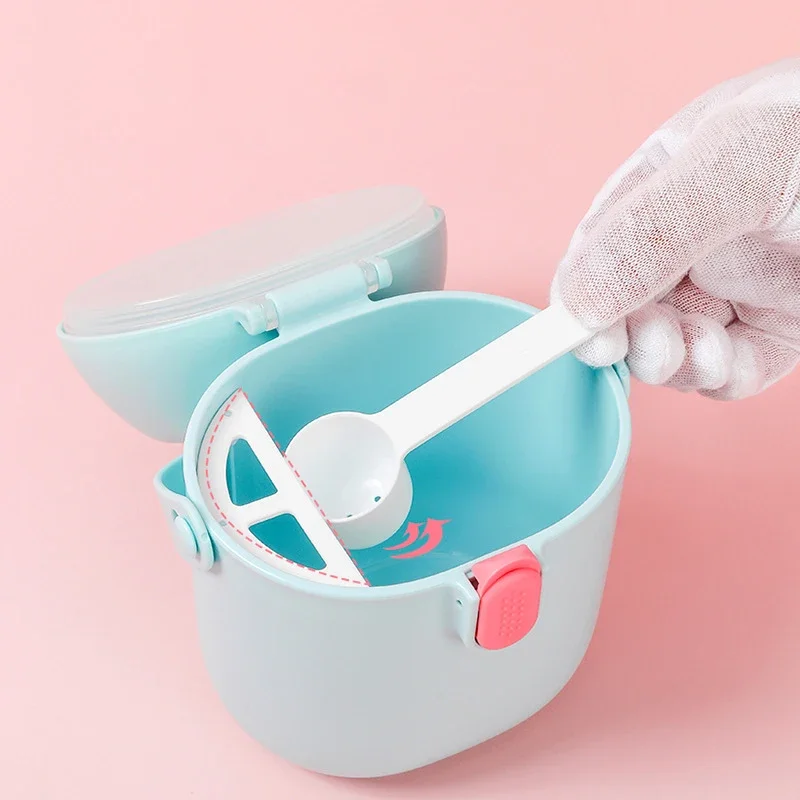 Baby Milk Powder Box Infant Feeding Container Newborn Food Storage Box Powder Dispenser Kid Meal Toddler Snack Portable Grade PP