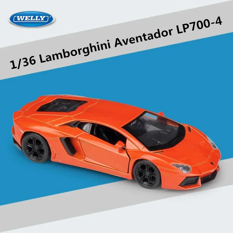 WELLY 1:36 Lamborghini Aventador LP700-4 Alloy Car Model