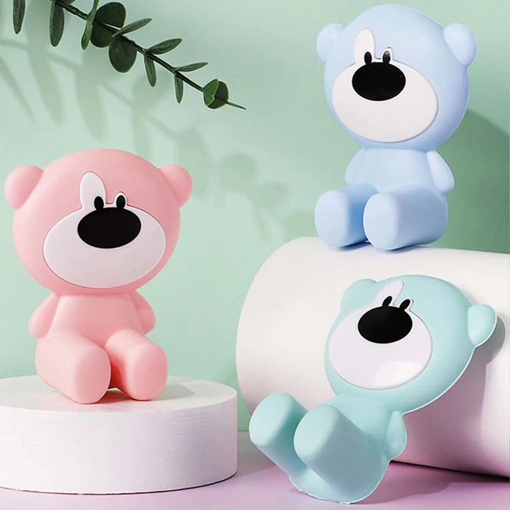 Bear Children's Safety Door Card Children's Anti-pinch Hand Door Card Soft Silicone Door Stop Creative Cartoon Shape Door Stops