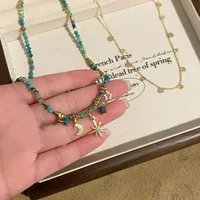 Shawna Bohemian Style Stone Beads Necklace 3