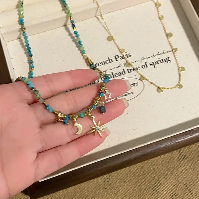 Shawna Bohemian Style Stone Beads Necklace 3