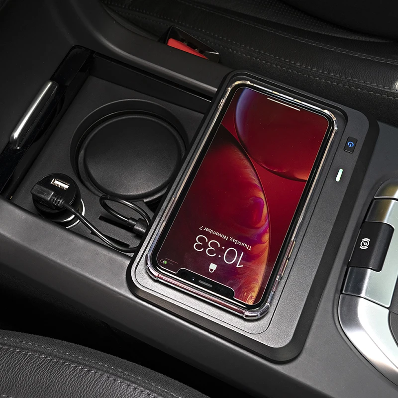 

Car wireless charger fast phone charger for Land Rover Discovery Sport 2015 2016 2017 2018 2019 charging pad plate phone holder