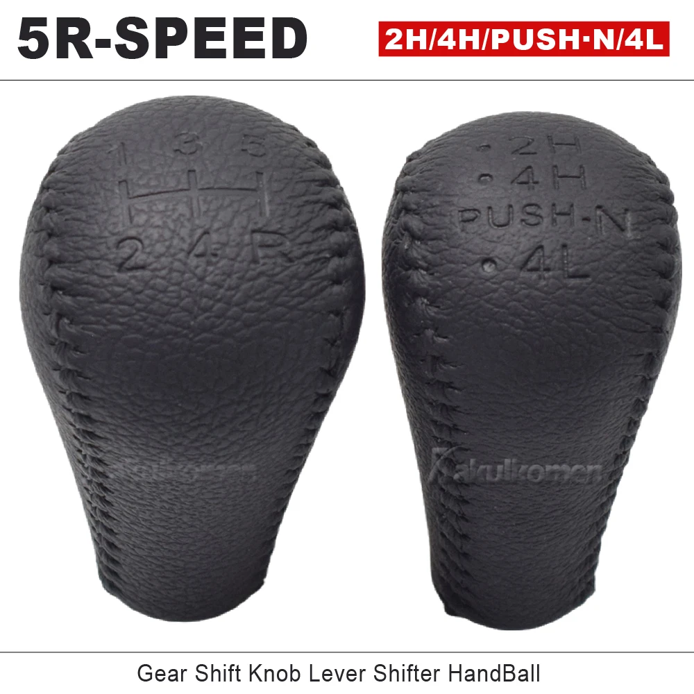 Manual5SpeedBlackGearShiftKnobHandleLeverForNISSANNavaraD40