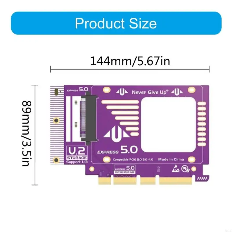 MXLC PCIe 5.0 NVMe Expansion Card Ensures Smooth PCIE5.0X4 Gen5 Solid Disk