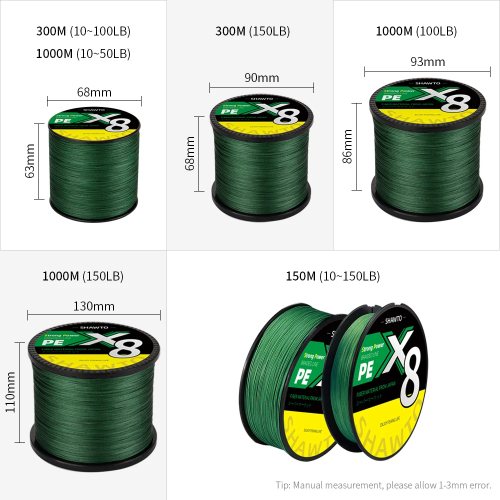 Strong 8-Strand PE Braided Fishing Line 3