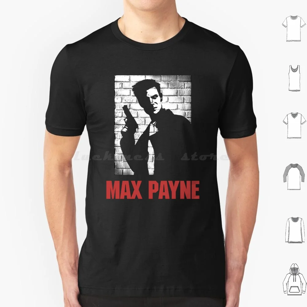Max Payne T Shirt Uomo Donna Bambini 6Xl Max Payne Remedy Max Payne