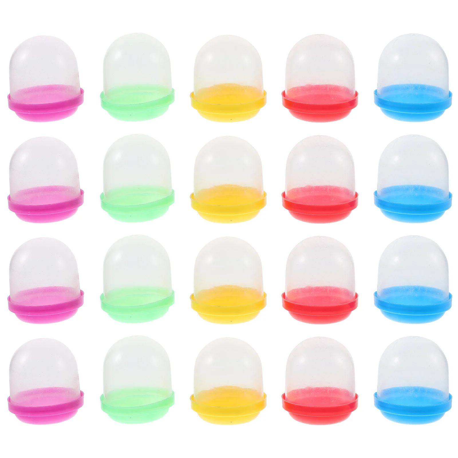 

50Pcs Vending Machine Fillable Balls Plastic Balls Twisting Balls Toys (Mixed Color)