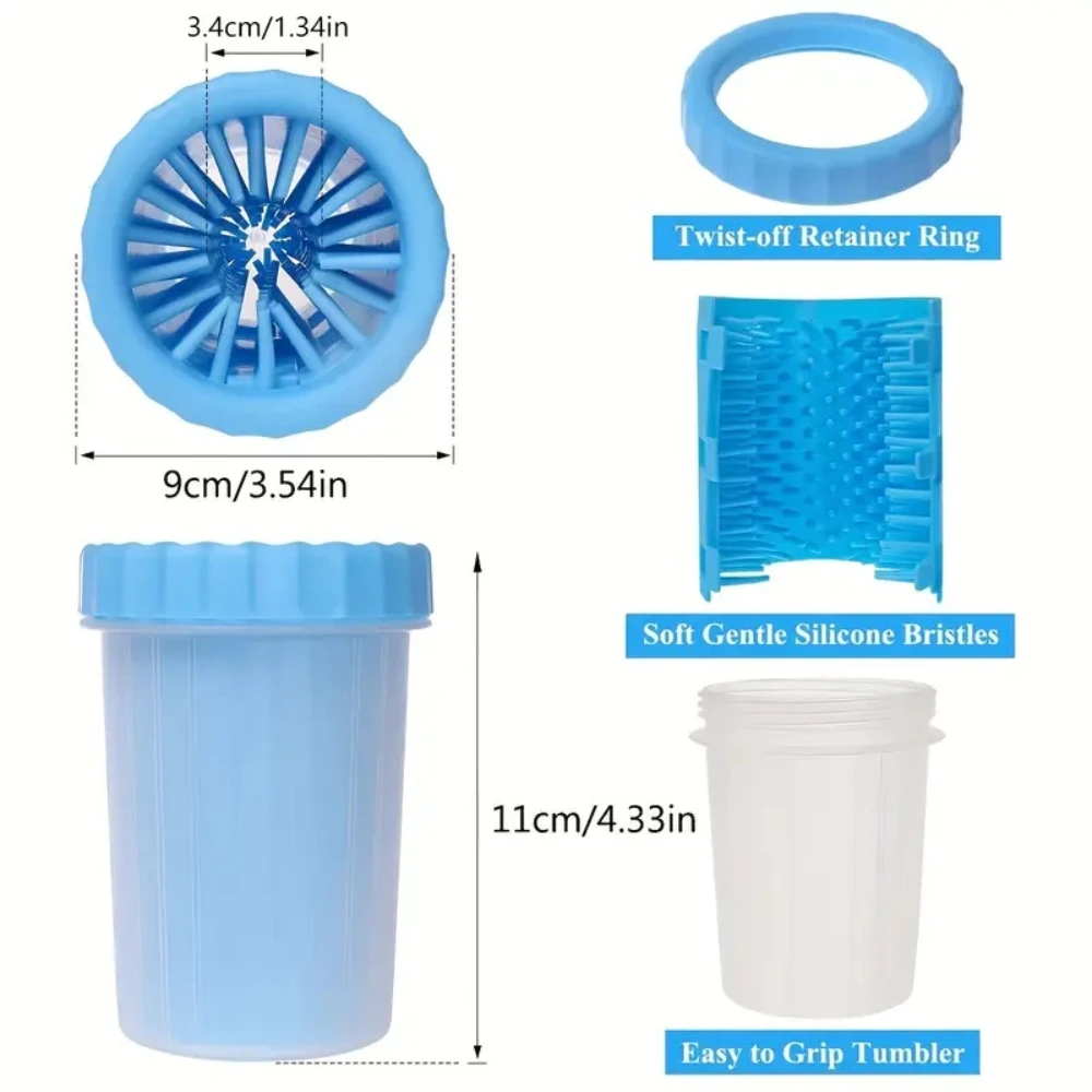 Portable Pet Paw Cleaner Cup 4