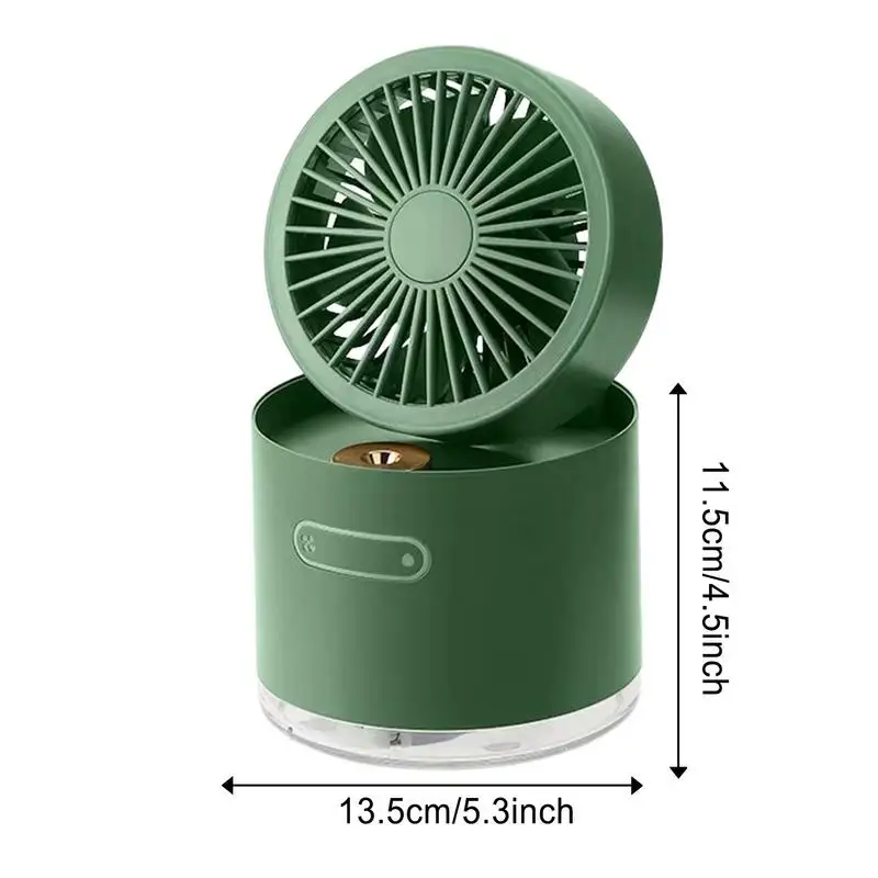 Mini Ventilador Portátil com Usb Difusor Nano Spary Umidificador de ar Portátil Dobrável Recarregável Silencioso para Trabalho Bateria 2000mah - Image 2