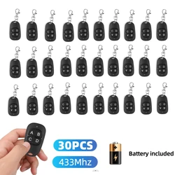 Universal 4-Channel Wireless Remote Control for Garage Doors and Car Access (30PCS)