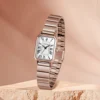 LUCKY FOX New Fashionable and Simple Women Watch Bracelet Jewelry Temperament Small Square Steel Strip Women Quartz Watch Reloj 4