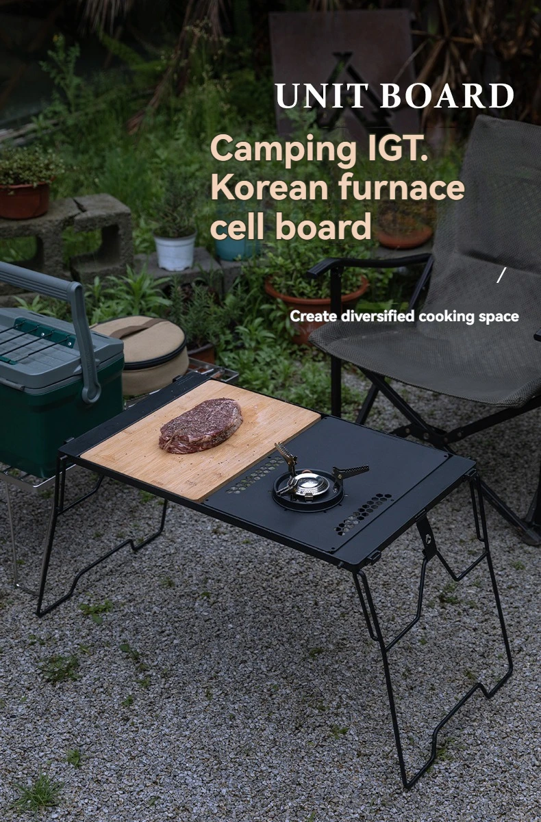 CAMPINGMOON Outdoor Camping KR-12 ITG Herd Halbeinheitsplatine Kochen im Freien Tragbare Modulkombination Mehrzweck-Einheitsplatine – Detail 1