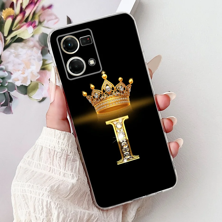 Crown Letters Soft Silicone Phone Case