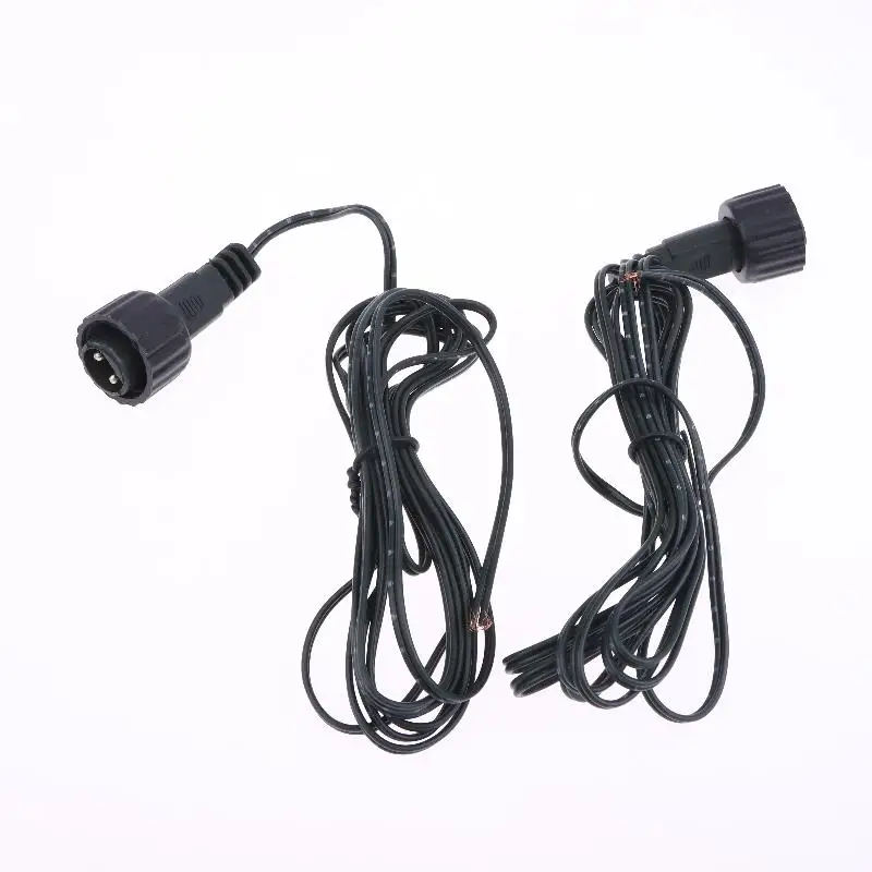 야외 태양광 패널 연장 코드, LED 조명을 연결하고 확장하기 위한 2M 방수 케이블, 간편한 플러그 앤 플레이, 1/3/5개 세트