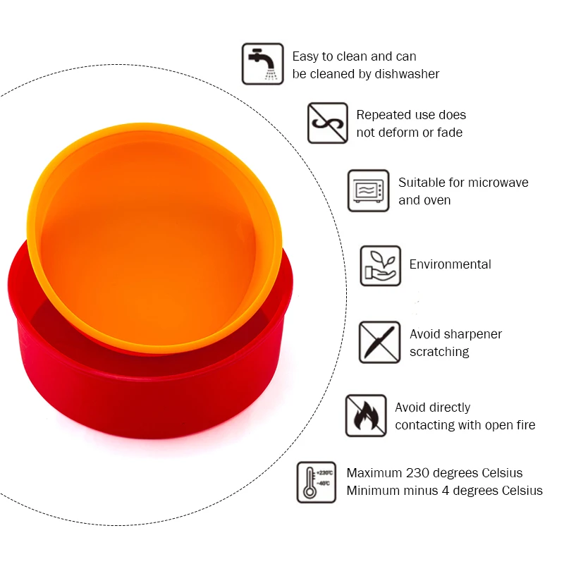 Silicone Cake Baking Mold - Versatile Pastry and Bakeware Tool