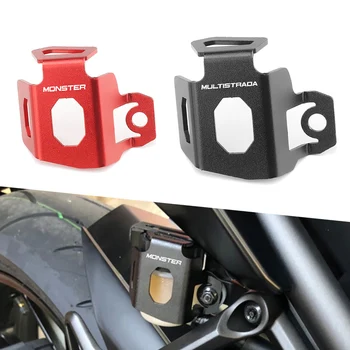 Per Ducati Multistrada 950 1000 1100 1200S GT 1260 Monster 696 795 796 821 937 Tappo di copertura del serbatoio del liquido dei freni posteriore in lega