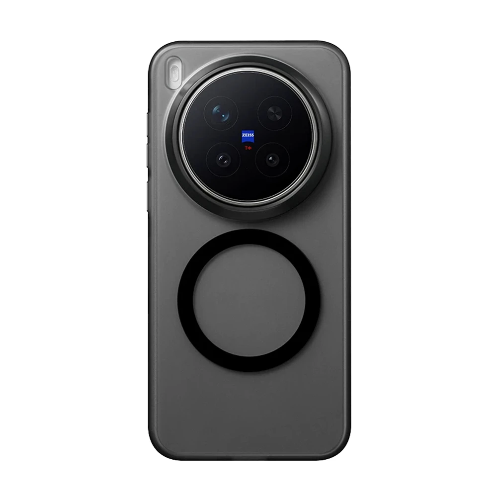Ultra Matte Translucent Magnetic Shockproof Case with Wireless Charging Compatibility
