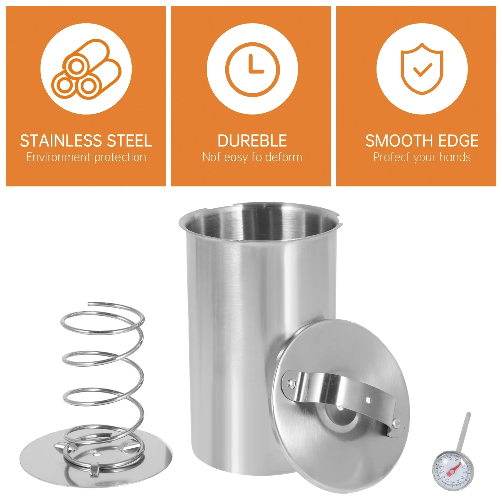 Meat press cooker 304 stainless steel ham press maker multifunctional round shape homemade deli meat marker machine meat press cooker