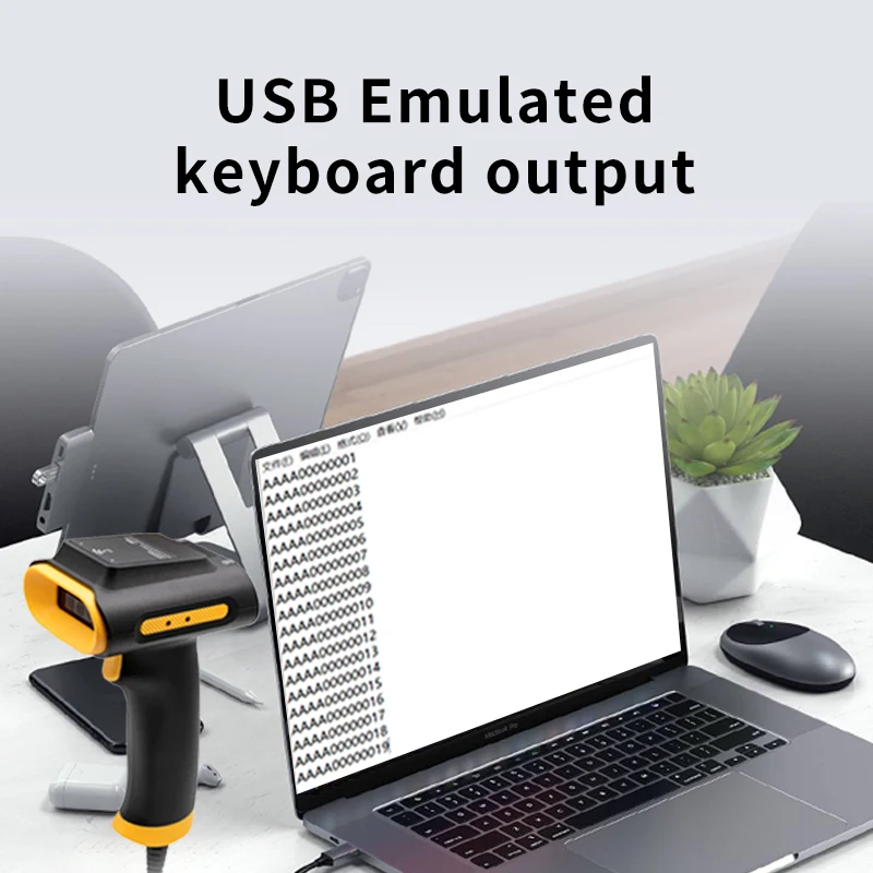 RFID UHF Reader 860-960mhz Handheld 2D Two-Dimensional Arcode Scanner For Data Collection 4