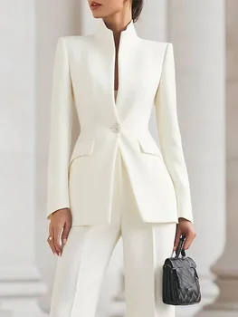 Elegant Women’s Blazer Pants Suit Set 1